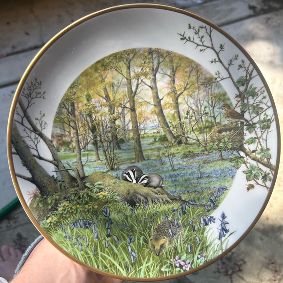 The Woodlands in April" by Peter Banett 1979 Limited Edition collectors plate - Picture 8 of 12